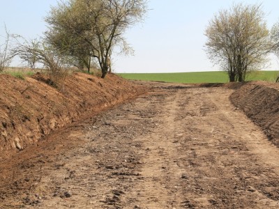 Úprava cesty ke studánce 2012