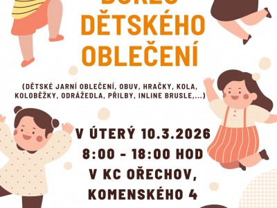 MC Sluníčko Burza dětského oblečení (jarní)