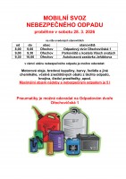 Svoz nebezp.odpadu jaro 2026 