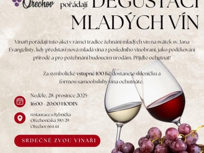 Vinaři Ořechov - Degustace mladých vín 